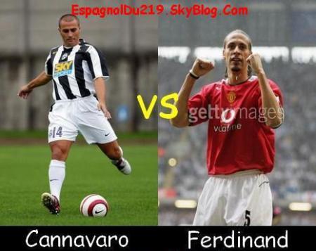 cannavaro vs ferdinand